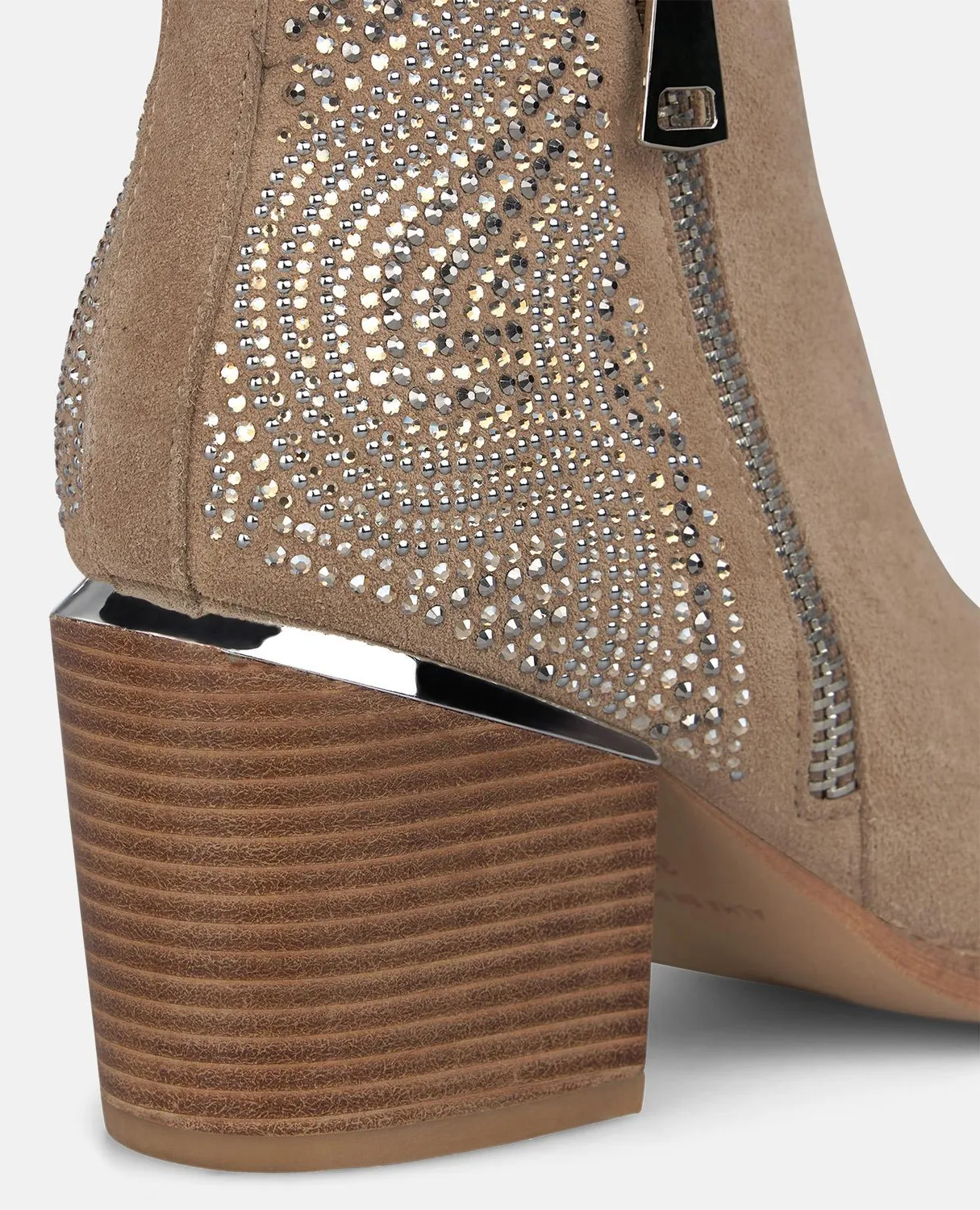 Alma en Pena I2652401C bottines daim vison talon 7,5 cm