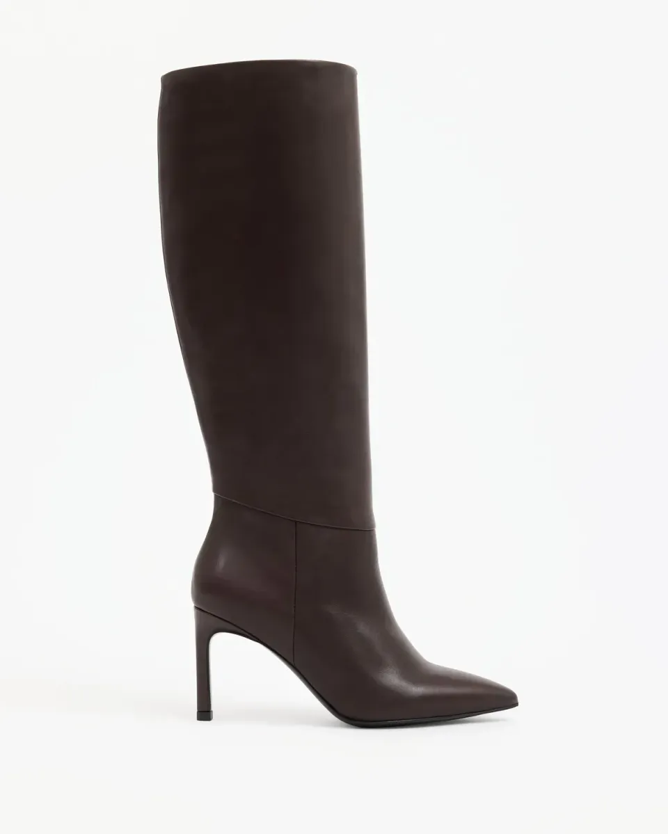 Mi/Mai Coco Chocolate Calf bottes chocolat cuir
