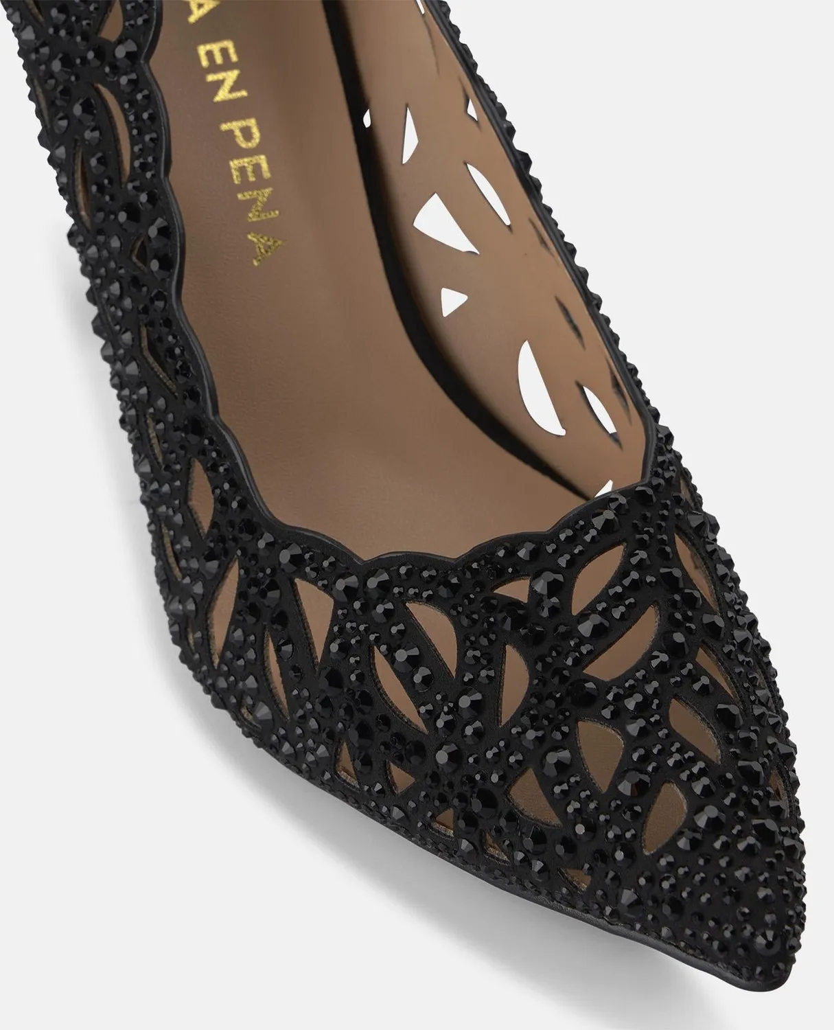 Alma en Pena I260245 escarpins noir ajouré talon 8 cm