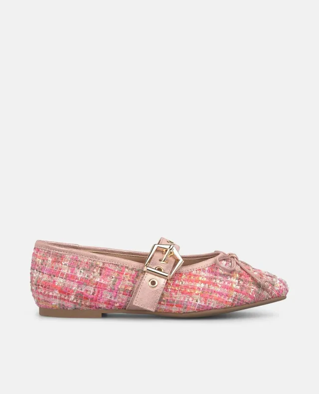 Alma en Pena V26500517 ballerines fuchsia boucle