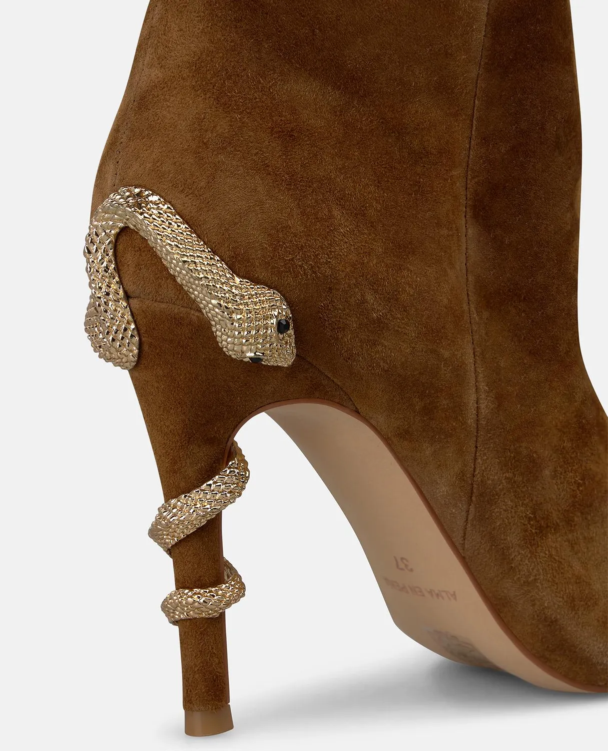 Alma en Pena I260410C bottes à talon camel cuir