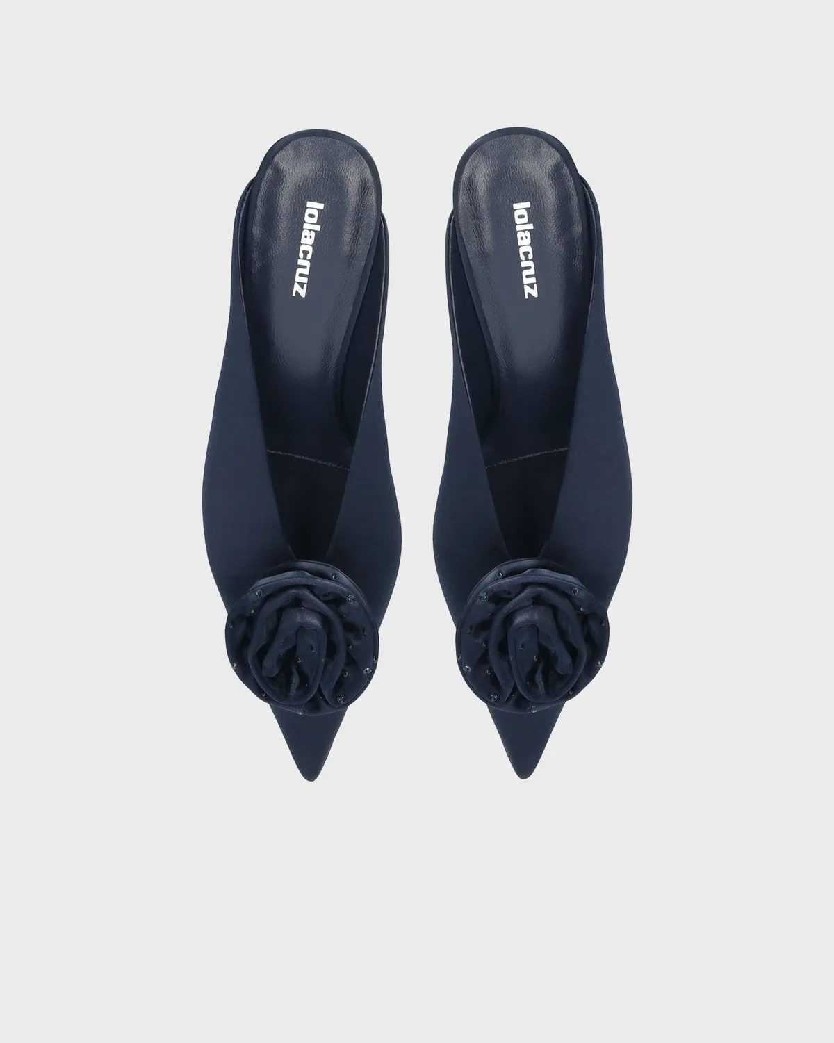 Lola Cruz Fiorella Mules 65 mules bleu nuit 6,5 cm