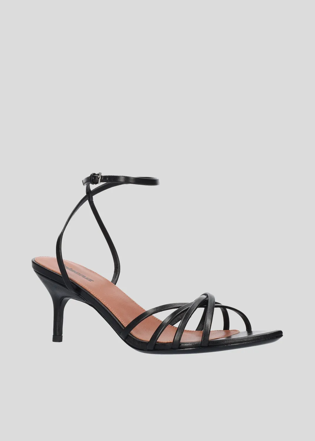 Lola Cruz Raquelle sandales noir talon habillé