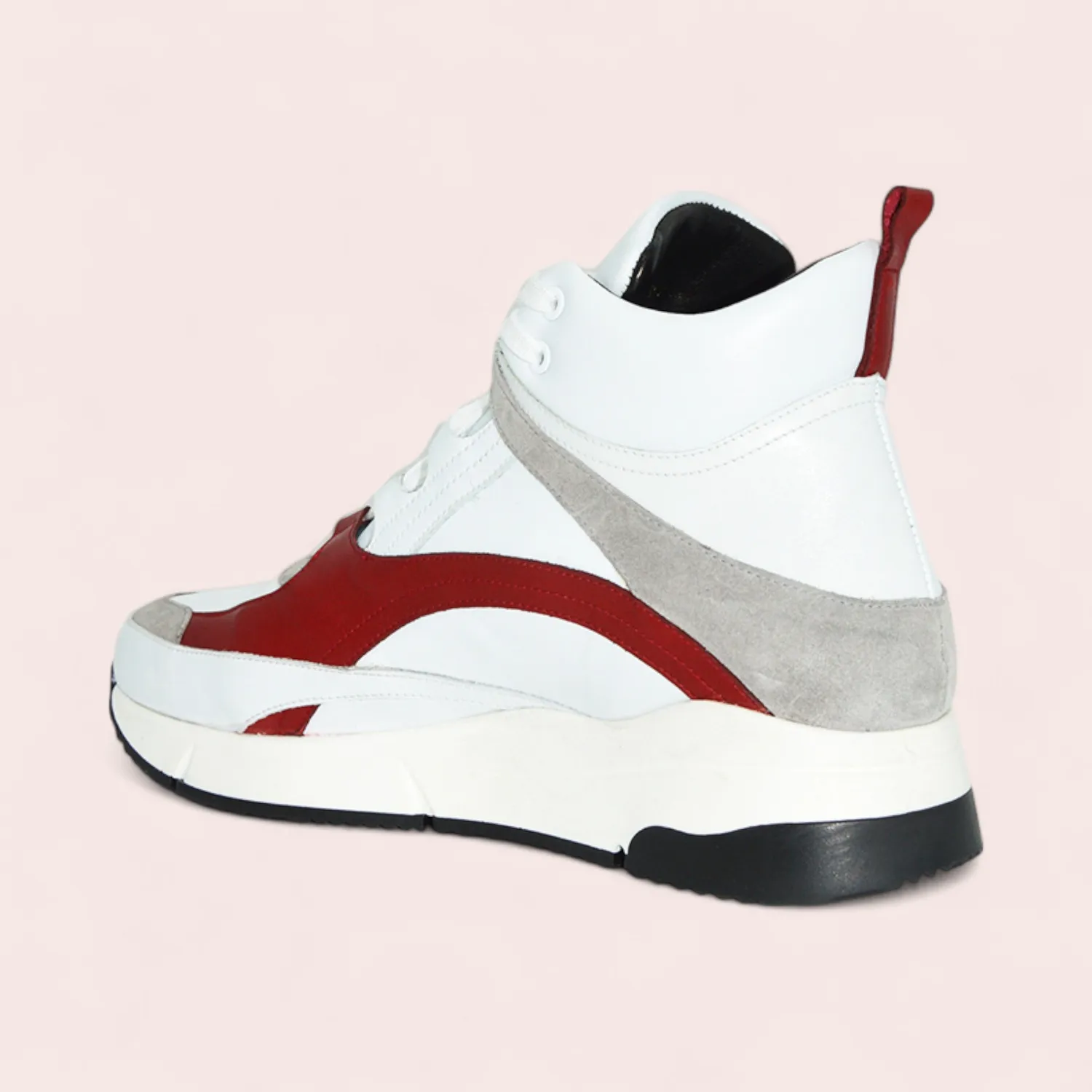 Karine Arabian JADE sneakers blanc cuir lisse confort
