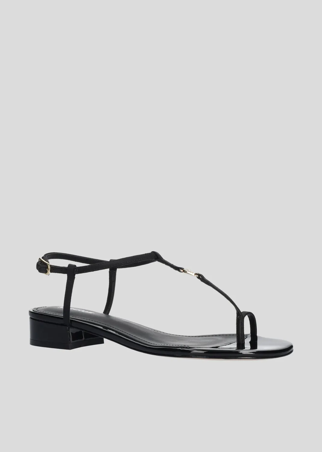Lola Cruz June sandales plates noires