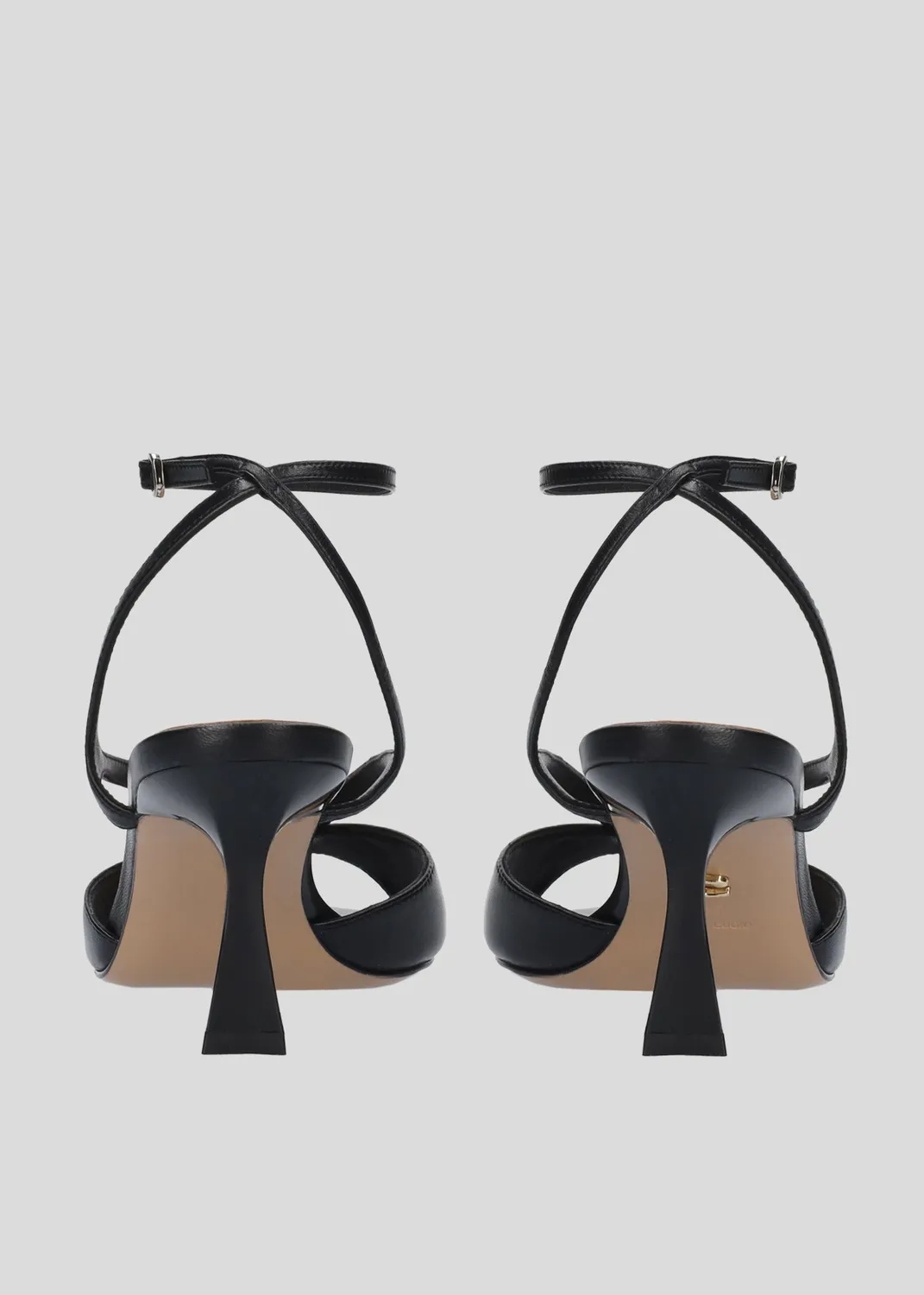 Lola Cruz Streep 65 sandales à talon noir 6,5 cm