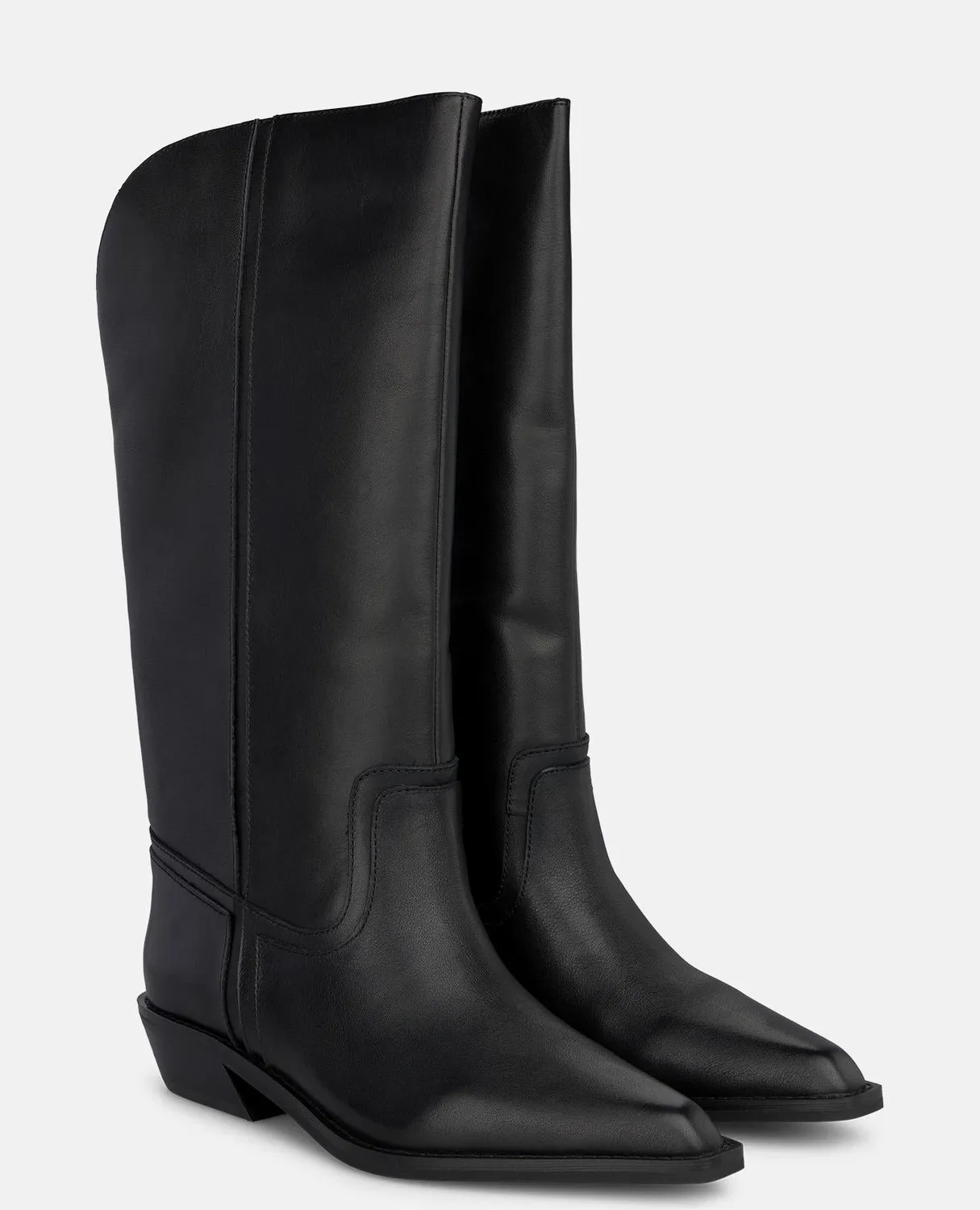 Alma en Pena I260580 bottes cuir noir cowboy