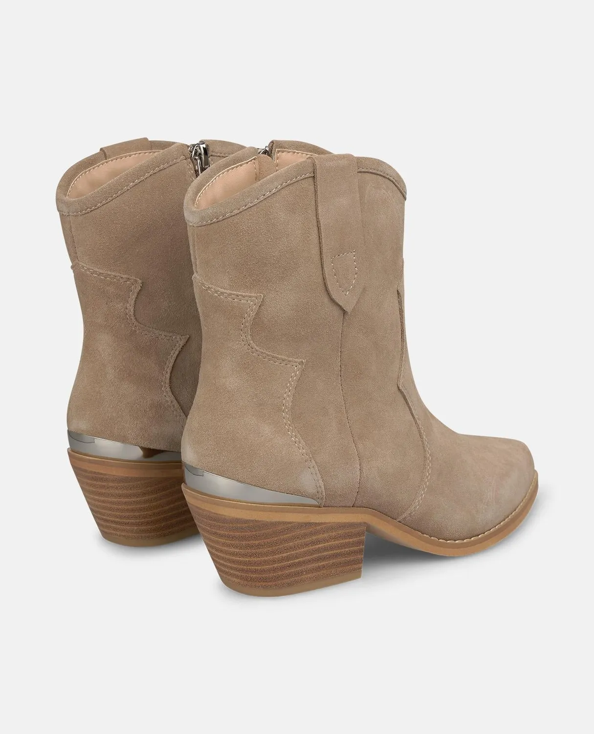 Alma en Pena I2652701C bottines cuir vison talon