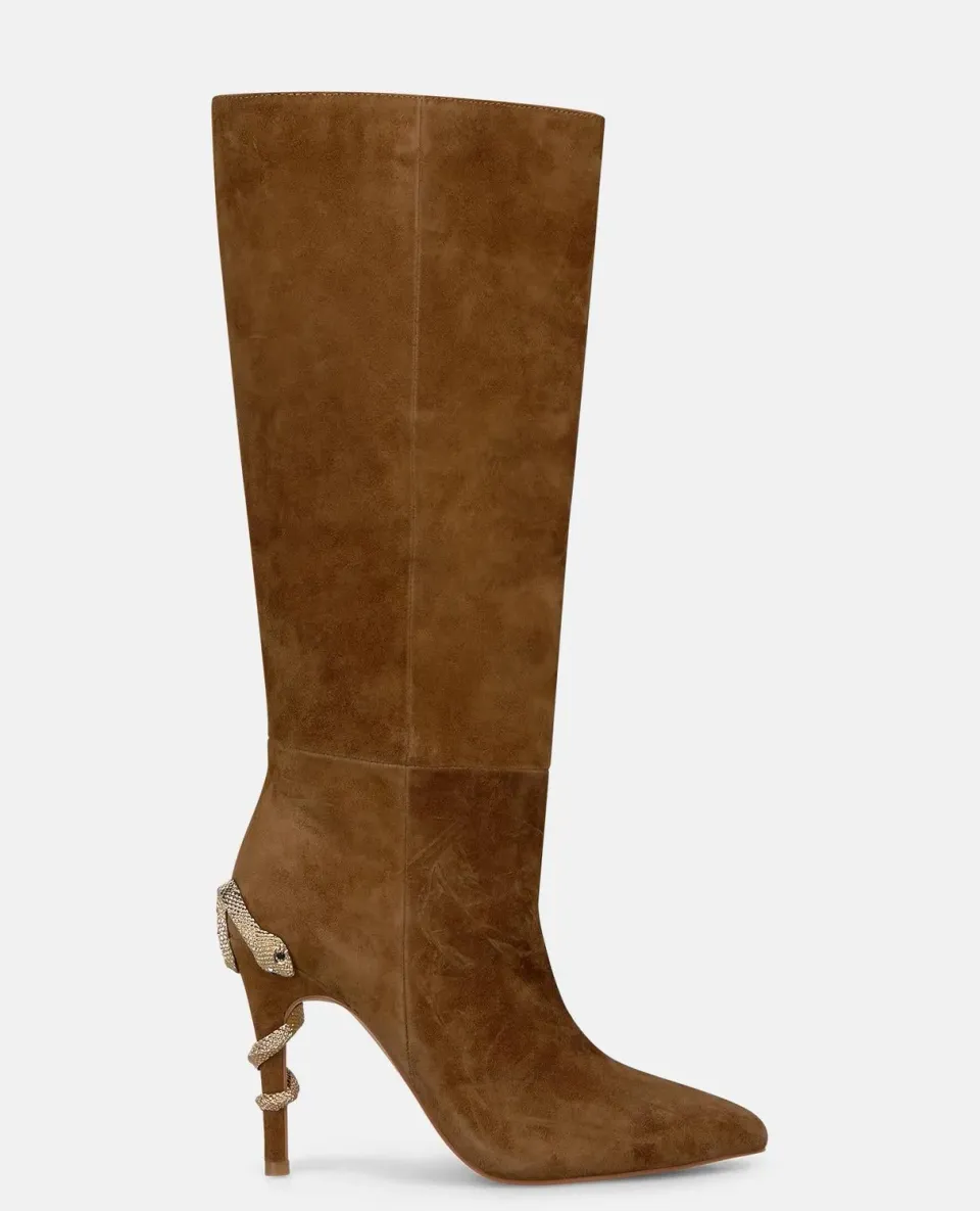 Alma en Pena I260410C bottes à talon camel cuir