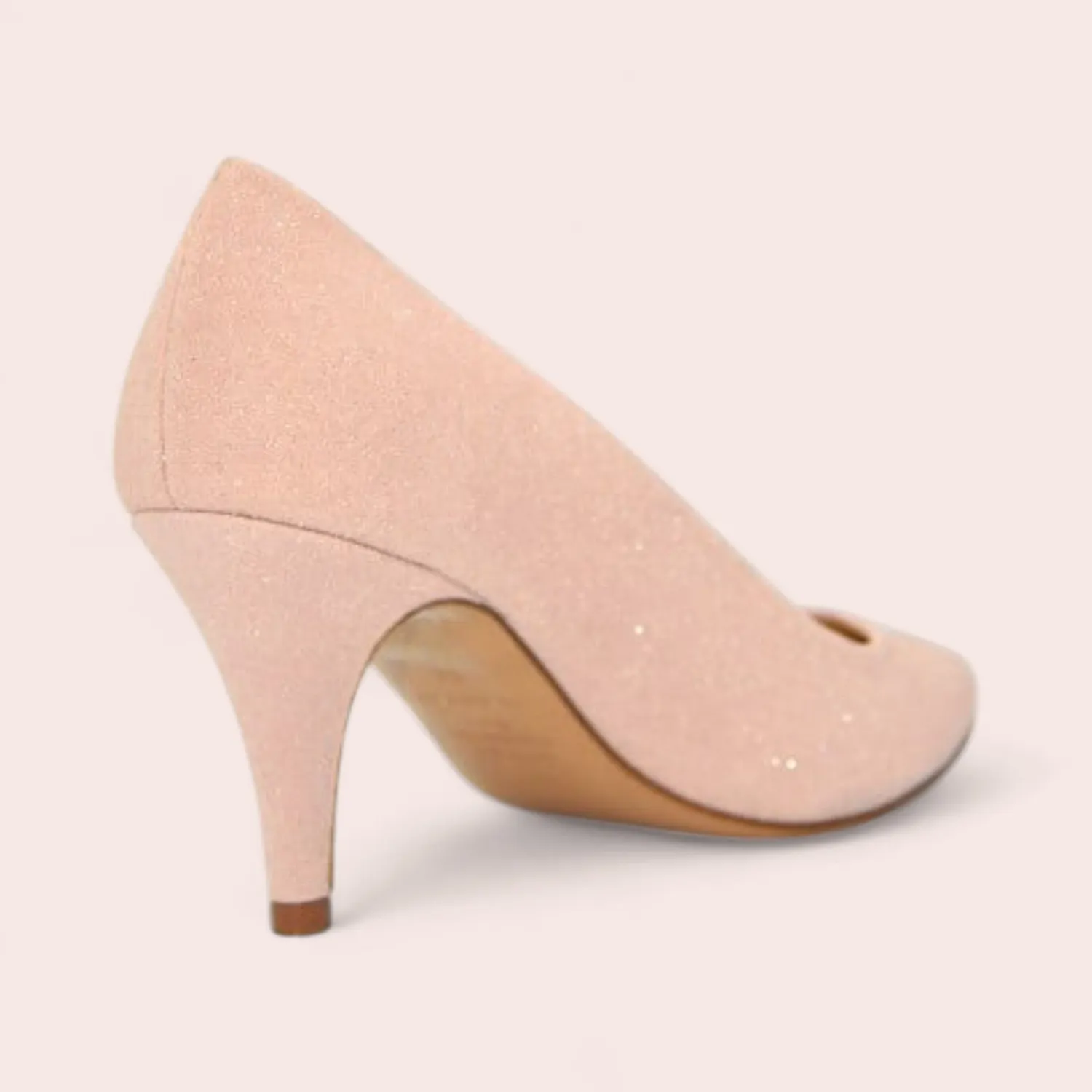 Karine Arabian Yeva escarpin velours rose talon 65 mm