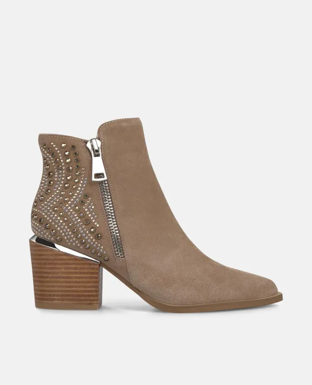 Alma en Pena I2553000 bottines vison strass talon 7,3 cm