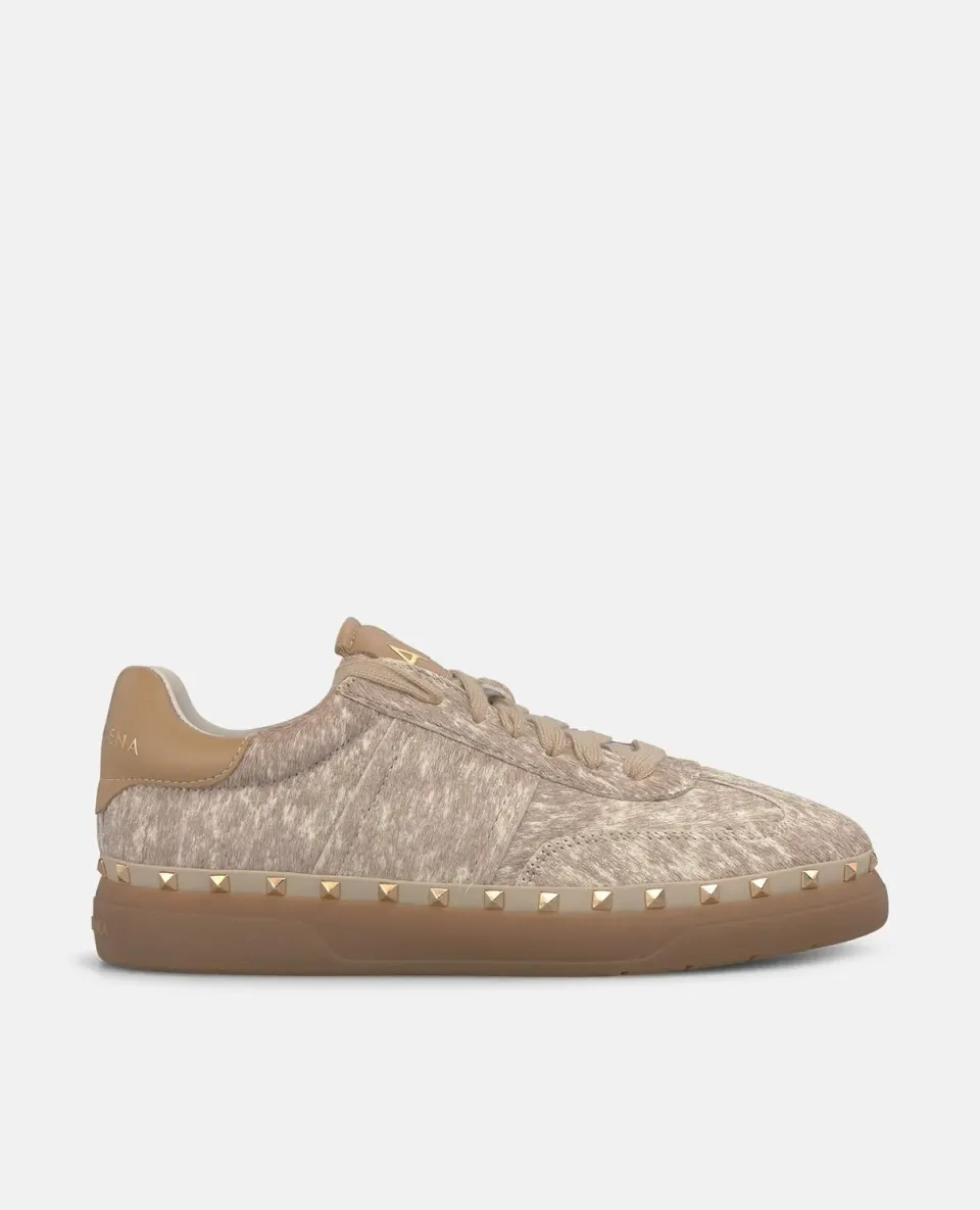 Alma en Pena I261108 sneakers beige poil cuir