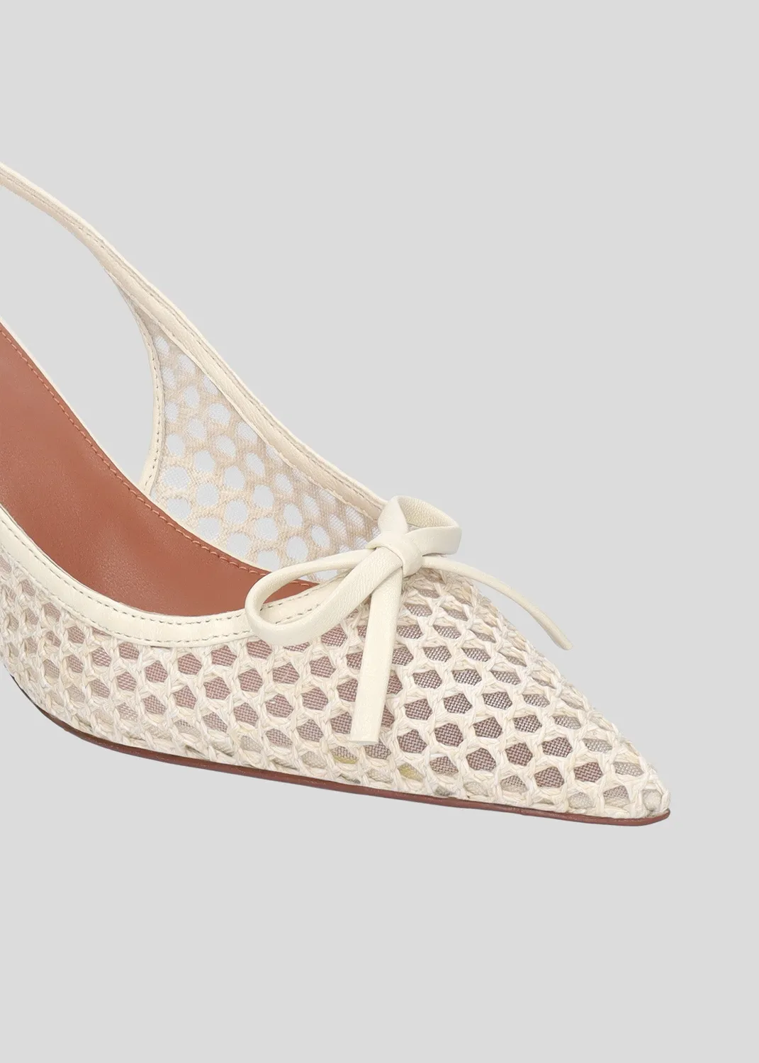 Lola Cruz Liana Pump 55 escarpins blanc cassé 5,5 cm