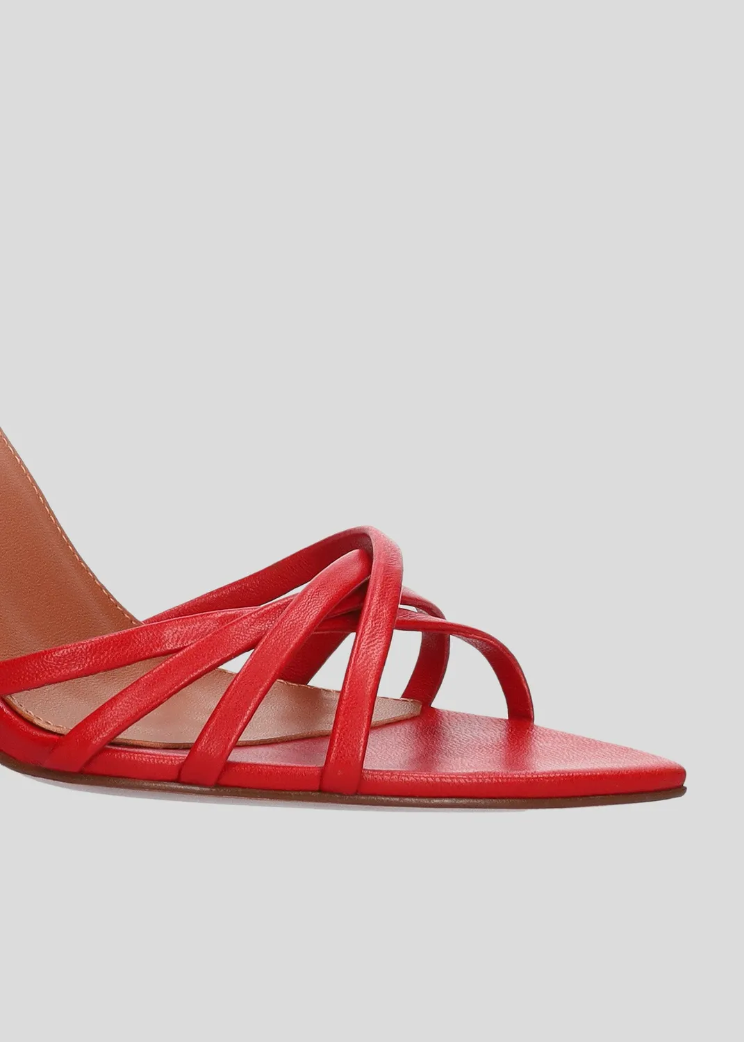 Lola Cruz Raquelle 90 sandales à talon rouge