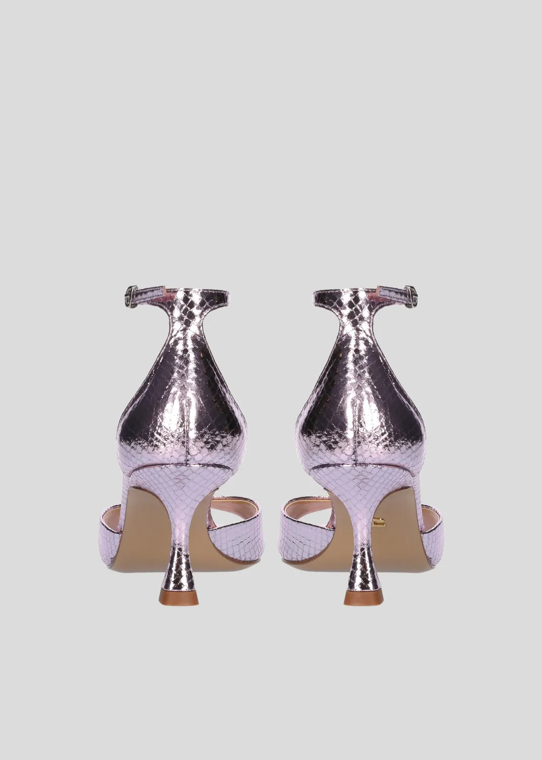 Lola Cruz Kumala 65 sandales à talons mauve