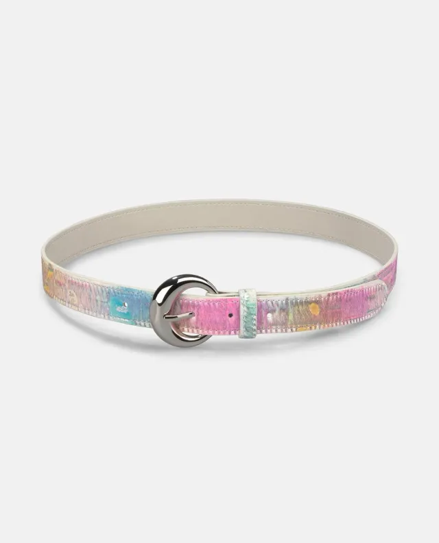 Alma en Pena V26CT019 ceinture cuir multicolore 3 cm