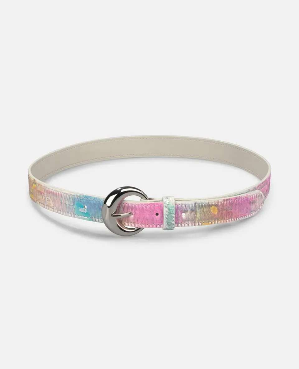 Alma en Pena V26CT019 ceinture cuir multicolore 3 cm