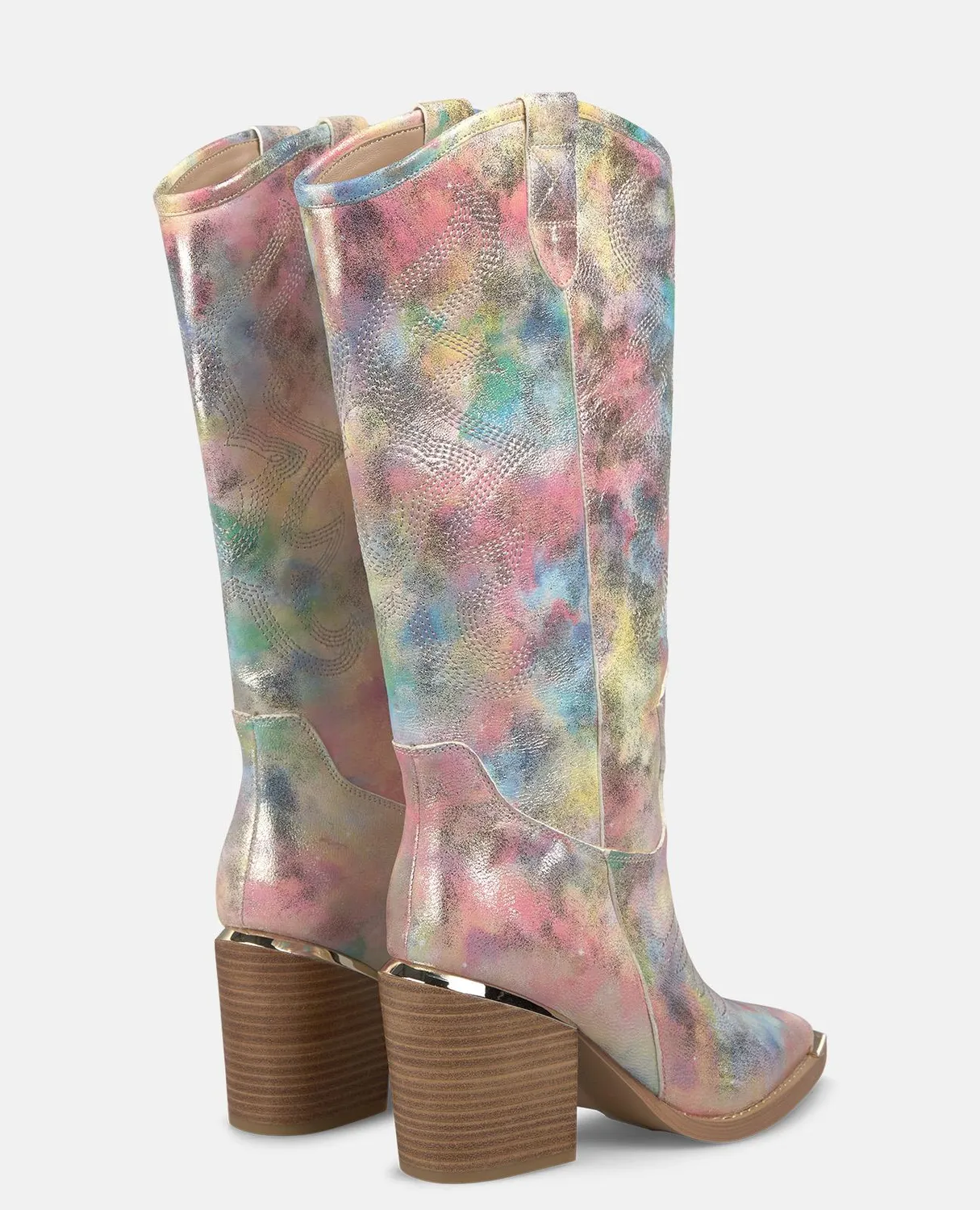 Alma en Pena V260108 bottes campera rose talon 7,5 cm