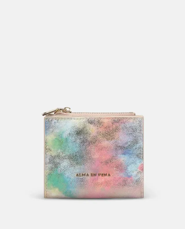 Alma en Pena WT100 portefeuille rose cuir fantaisie