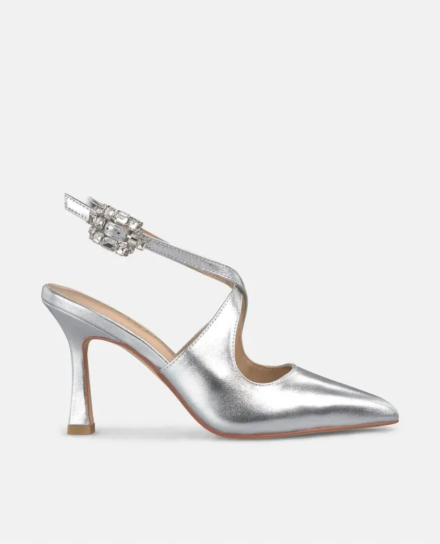 Alma en Pena V250612 escarpin argent talon 9 cm