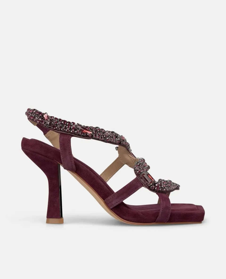 Alma en Pena I250087 sandales bordeaux talon 9 cm