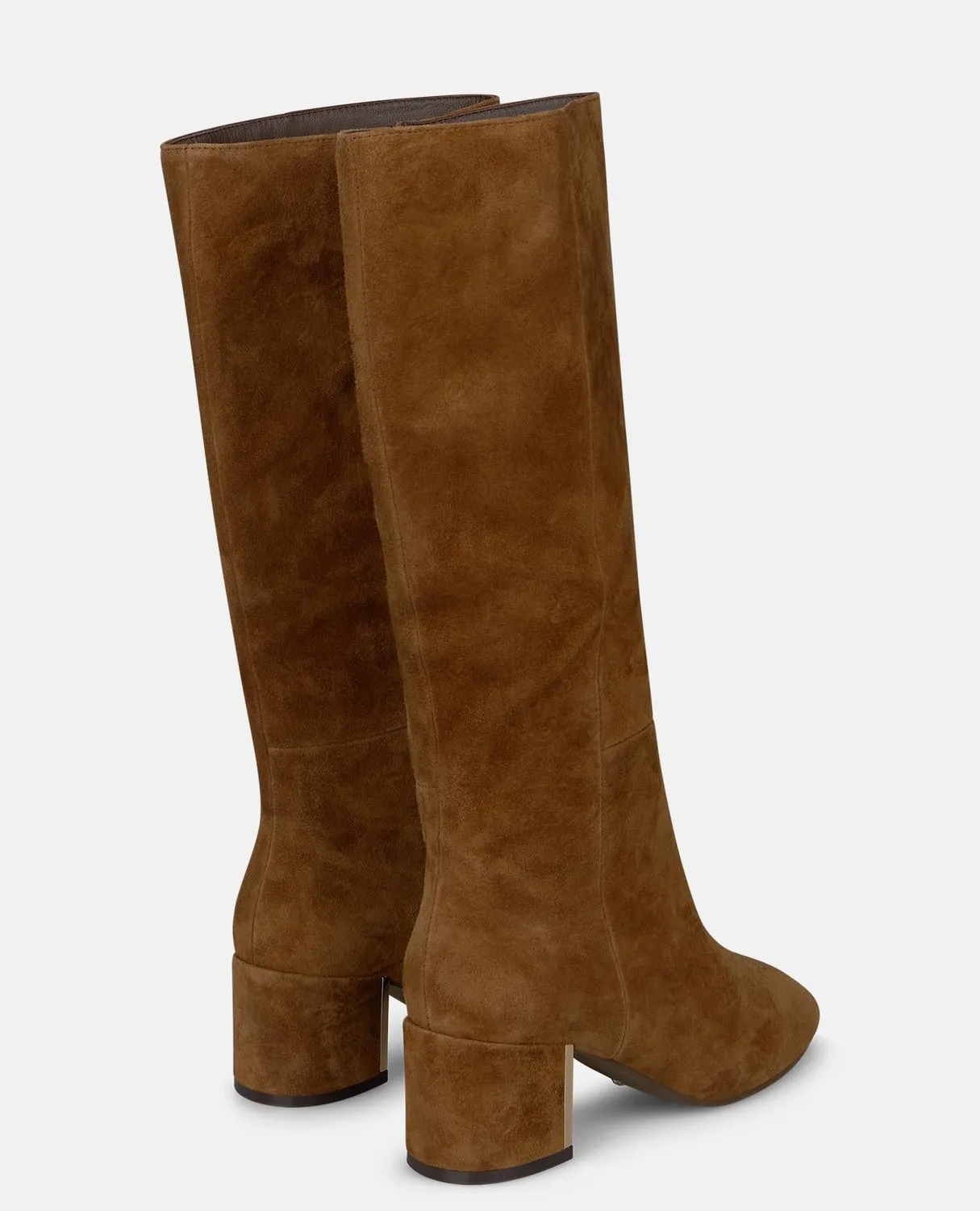 Alma en Pena I260491 bottes daim camel talon 5,5 cm