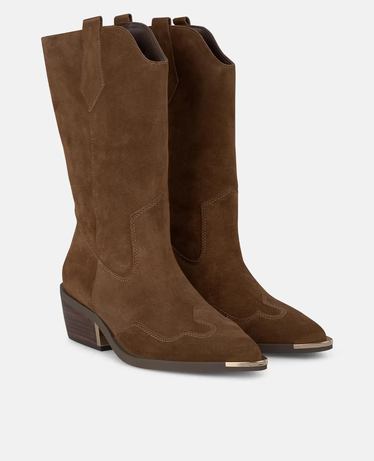 Alma en Pena I250900 Bottines Cowboy Plates Camel