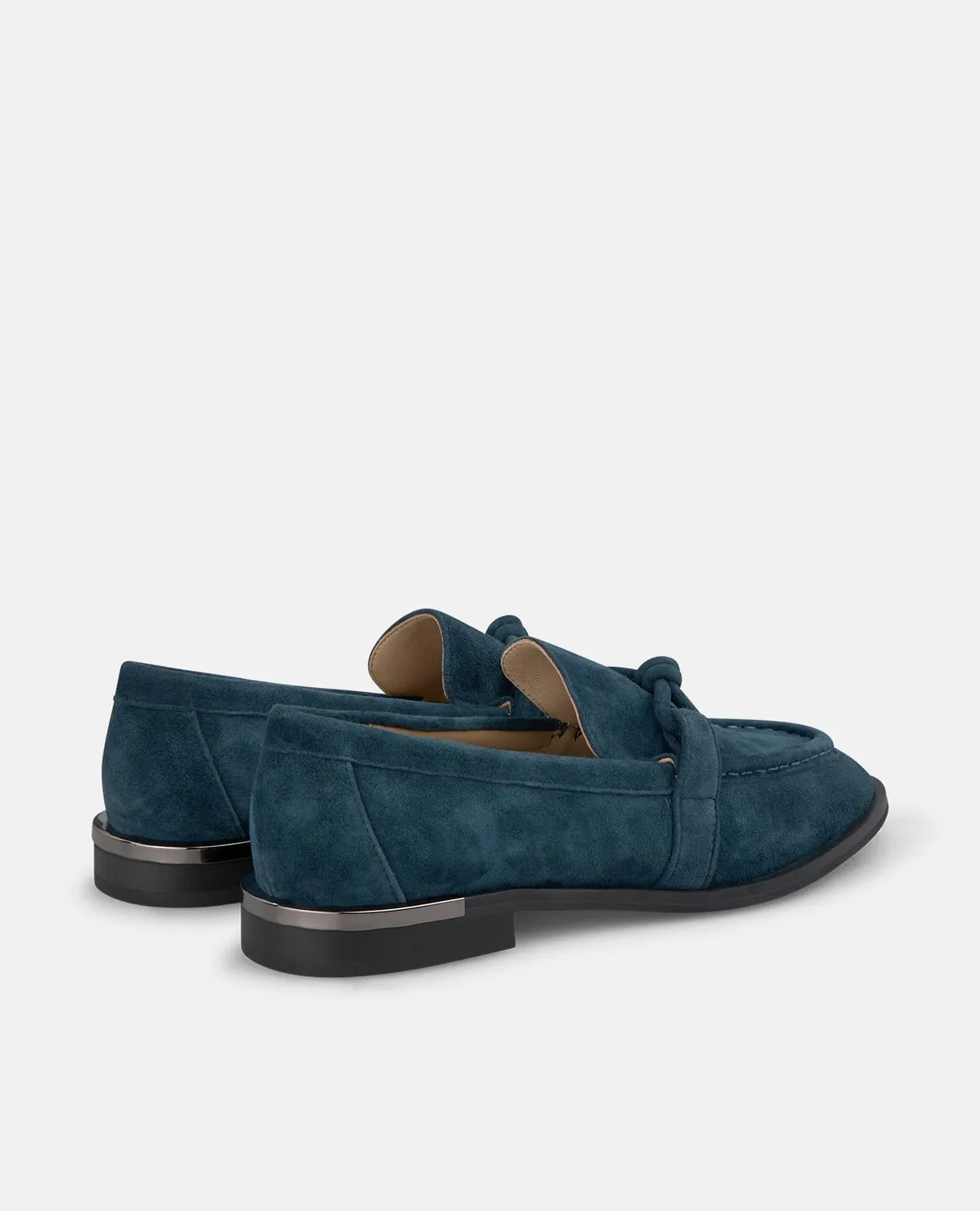 Alma en Pena I250204 mocassins bleu marine cuir 2,5 cm