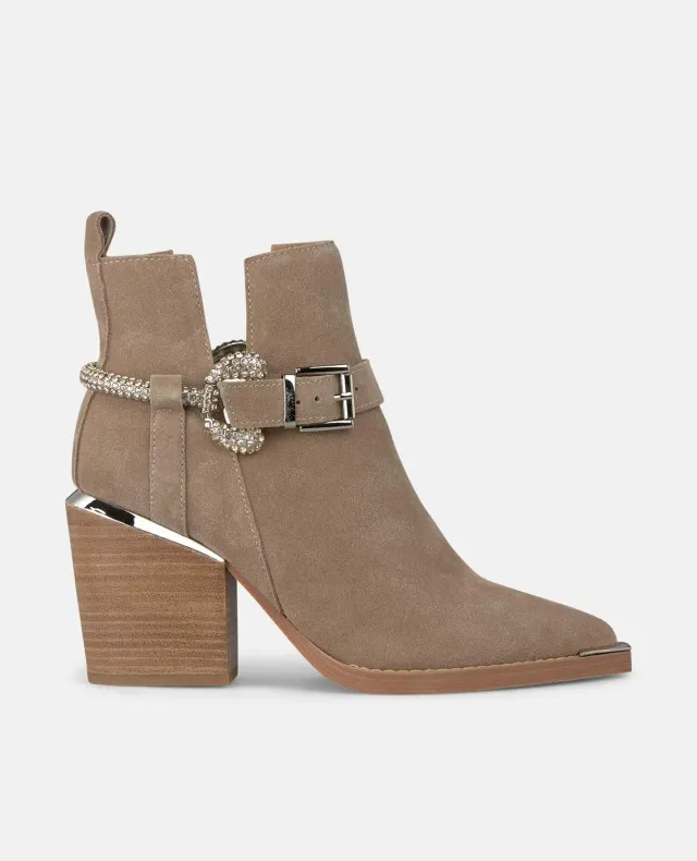 Alma en Pena I250837 bottines cuir vison talon 7 cm