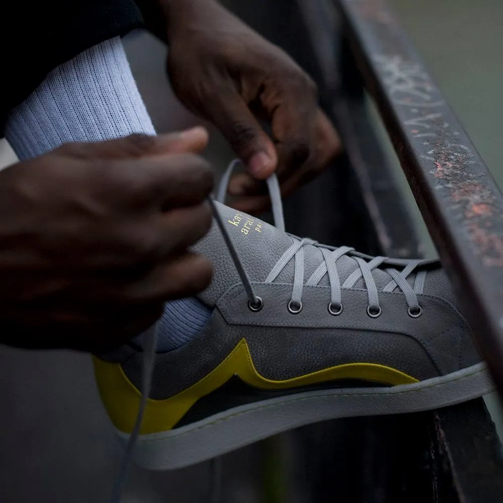 Karine Arabian Nad sneakers homme cuir gris