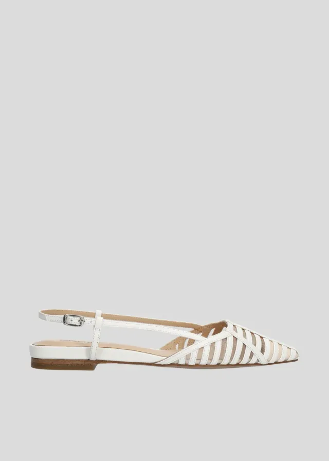 Lola Cruz Streep ballerines blanc