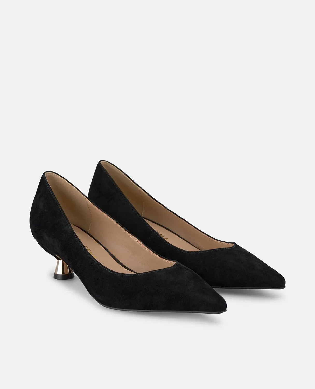 Alma en Pena I250527 escarpins noir cuir talon 4,5 cm