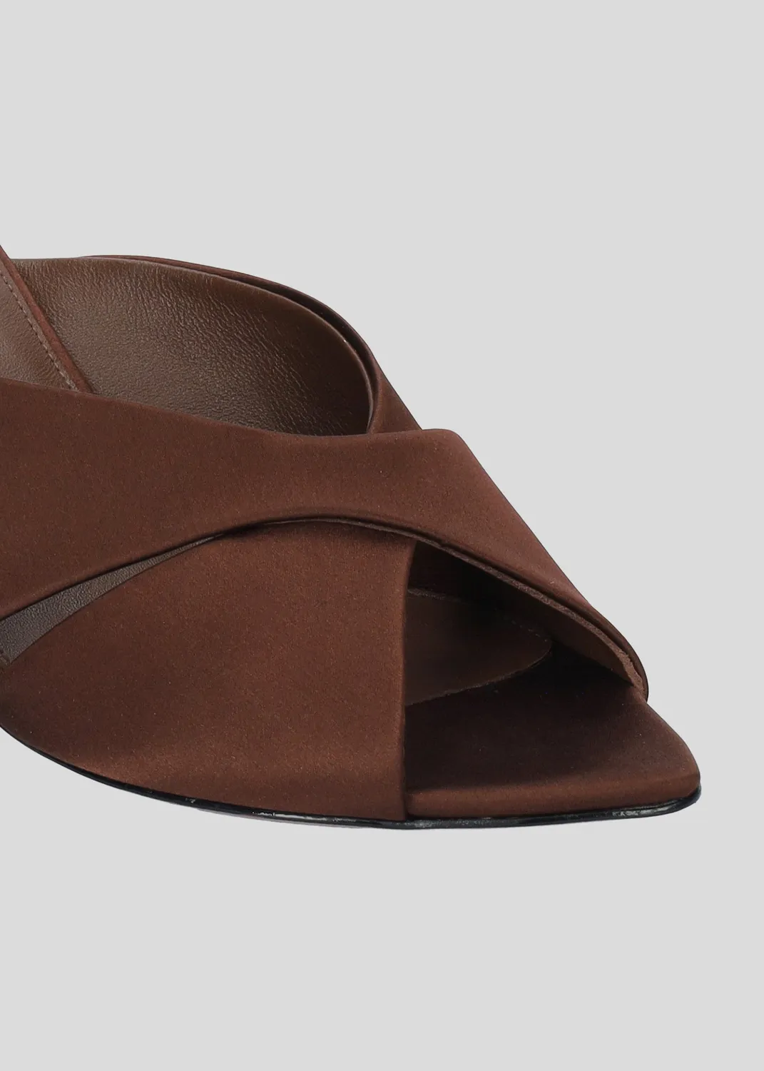 Lola Cruz Lena mules marron talon 65