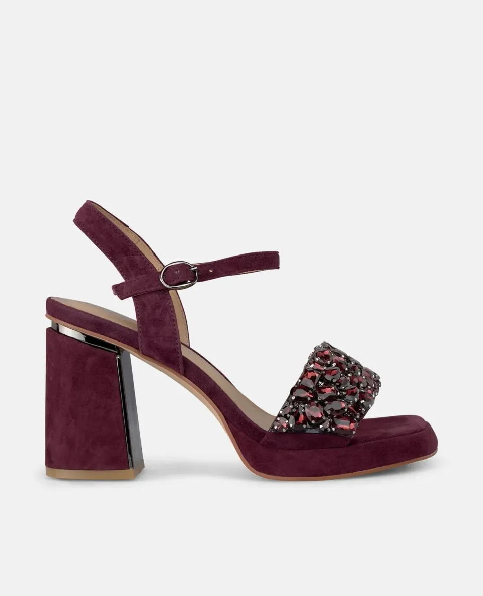 Alma en Pena I250051 sandale bordeaux talon 8,5 cm