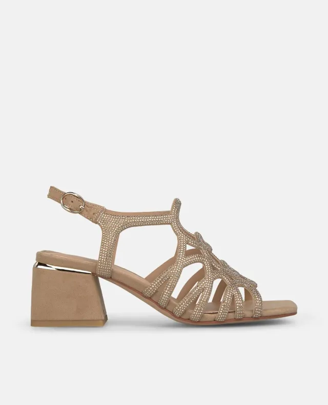 Alma en Pena V2650214 sandales talon large 5,5 cm sable