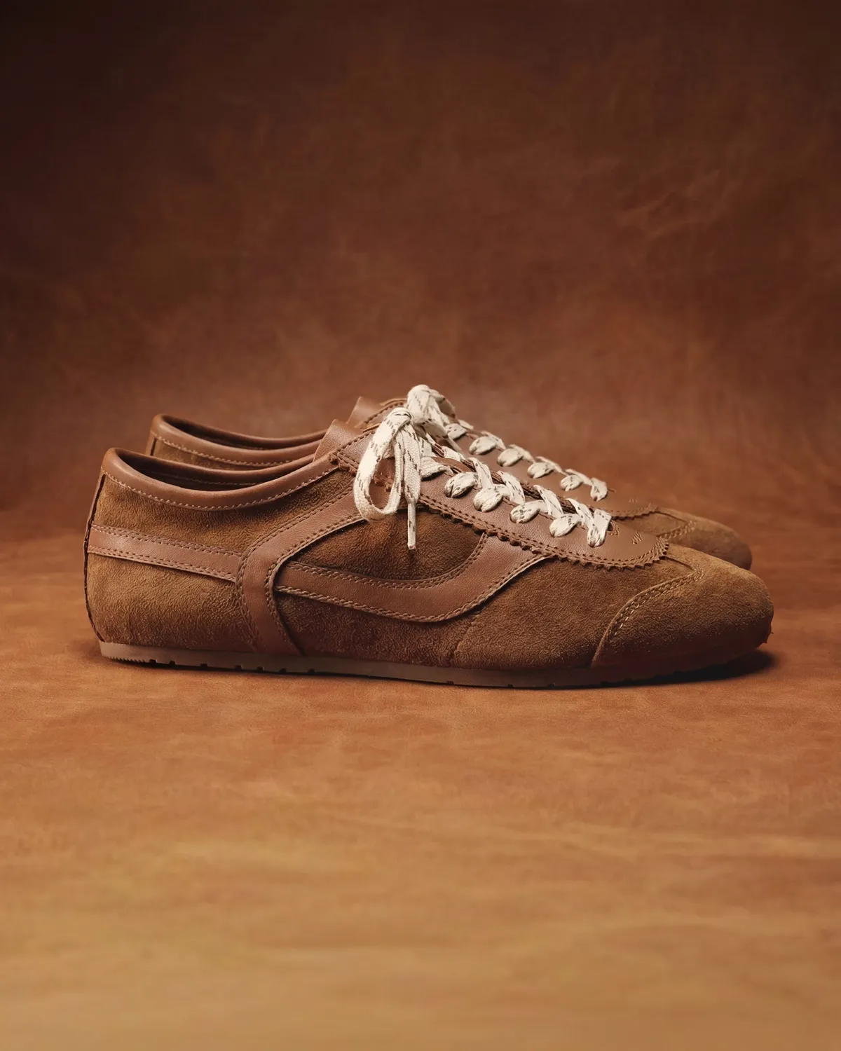 Mi/Mai Paola Brown baskets marron cuir