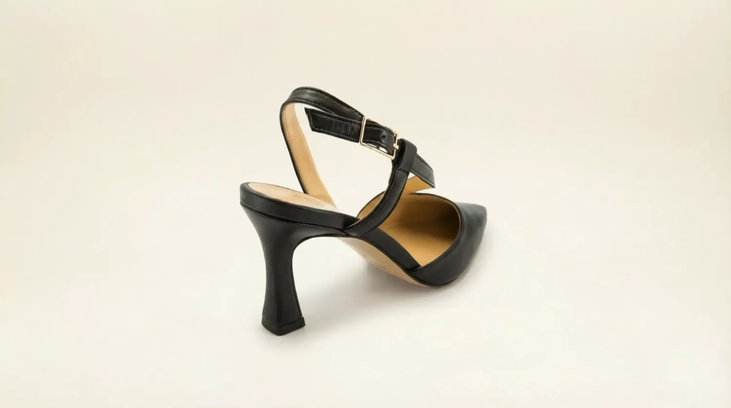Matteo Pitti Penny 70 escarpins slingback noirs cuir