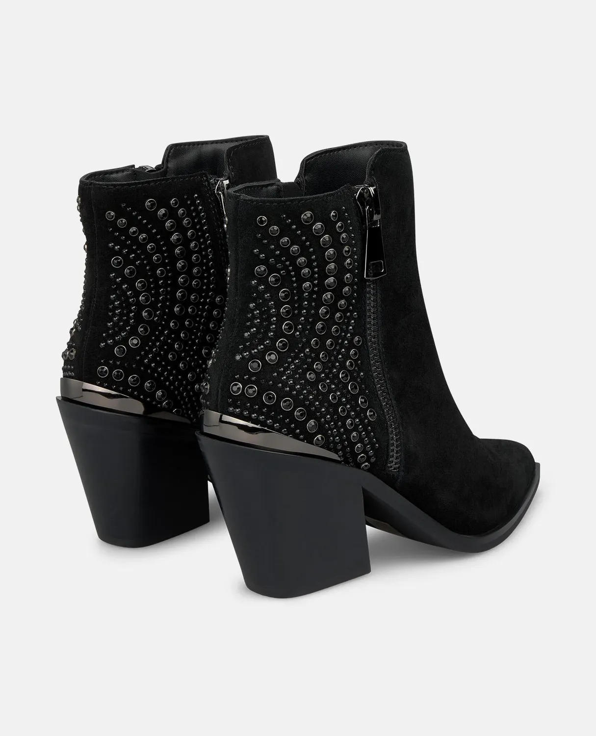 Alma en Pena I2652609C bottines noires cuir strass