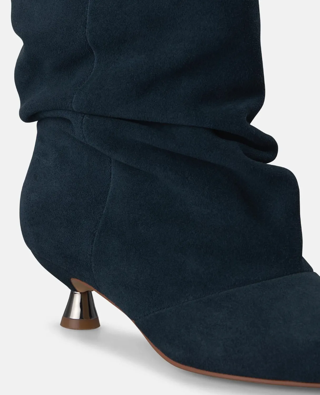 Alma en Pena I260370 bottines suède bleu marine talon 4 cm