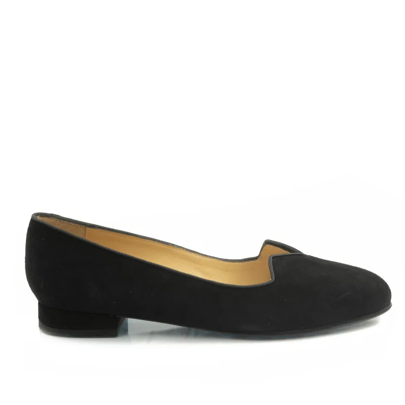 Bégum Paris Olympe ballerines havane velours 1,5 cm