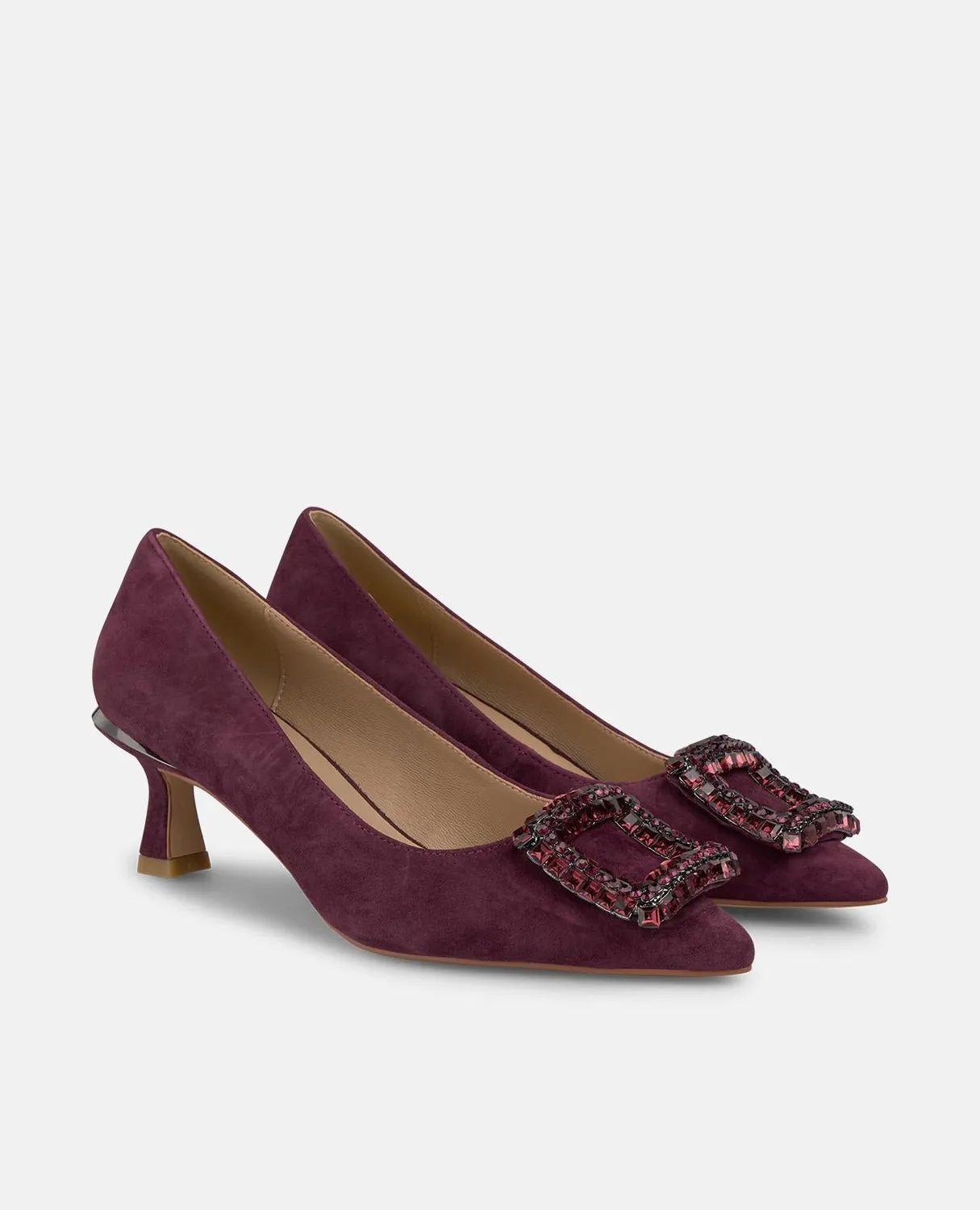 Alma en Pena I250504 escarpins cuir bordeaux talon 6 cm