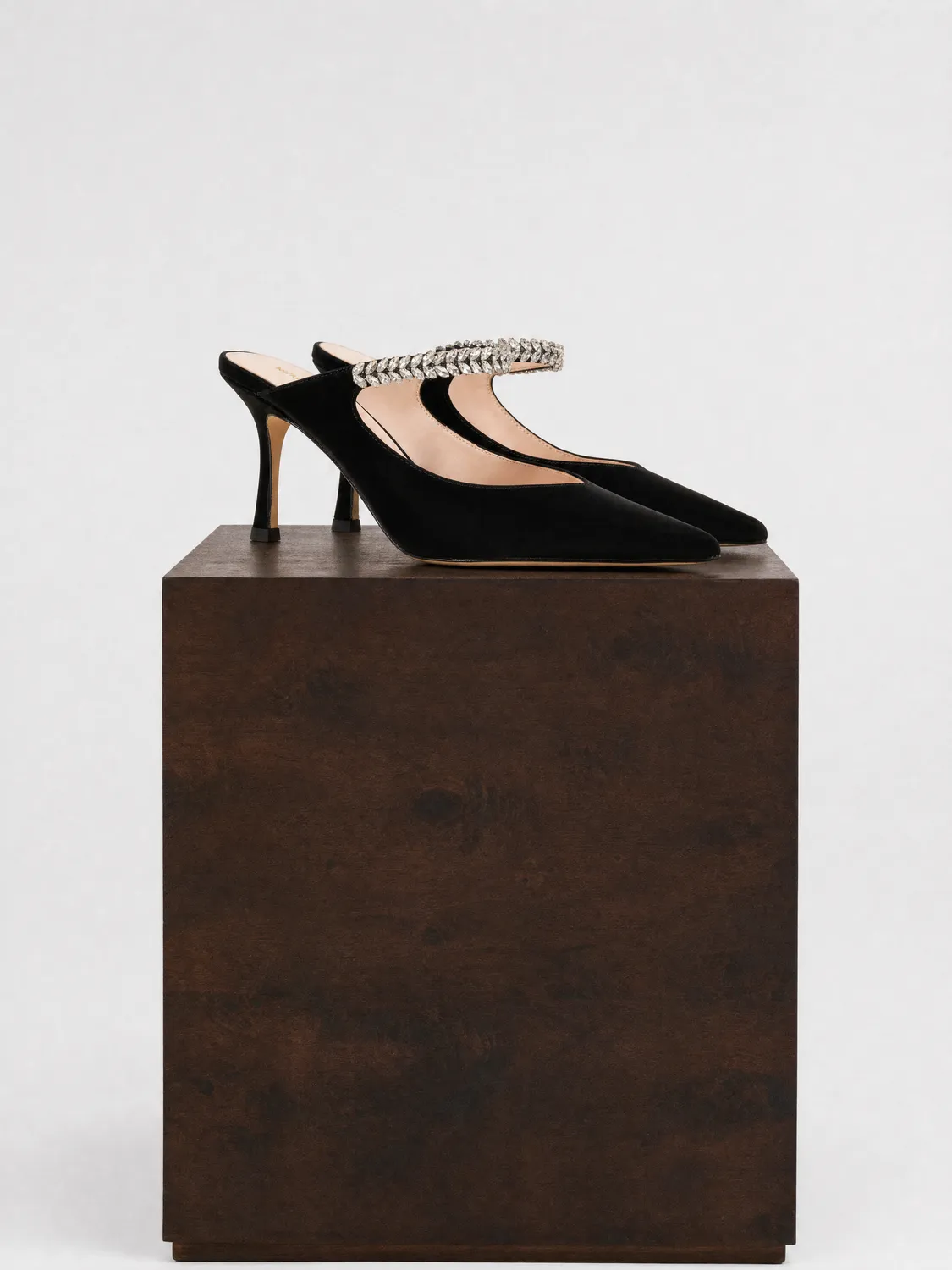 Mi/Mai Harper Black escarpins noir strass soirée