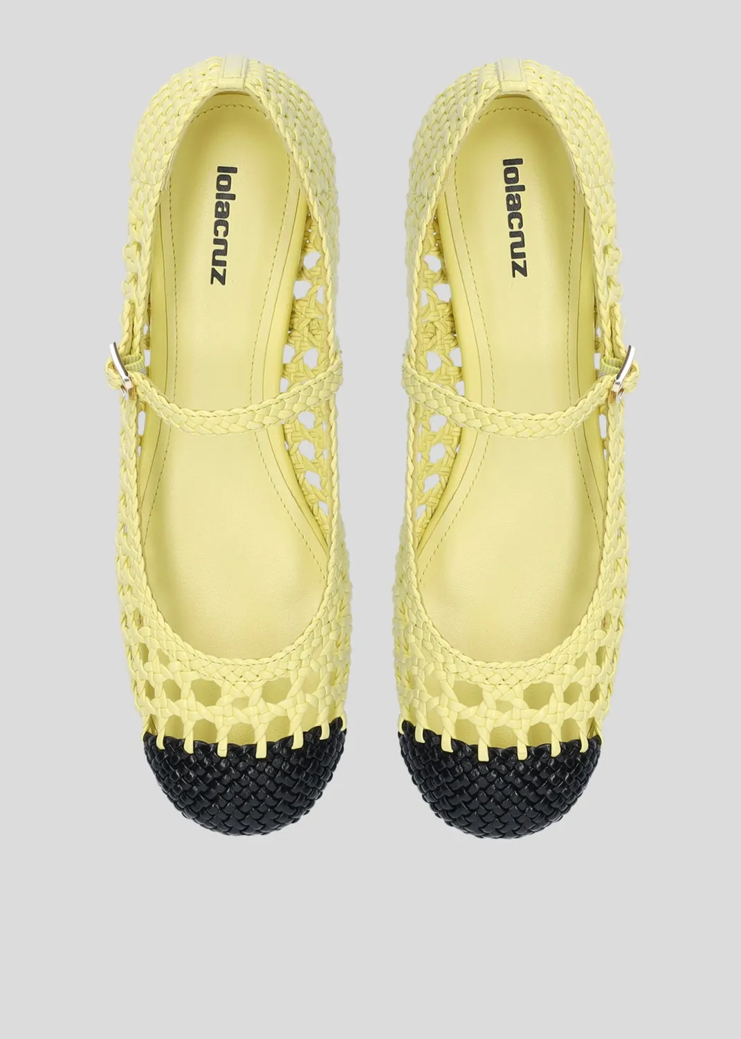 Lola Cruz Brie ballerines jaunes