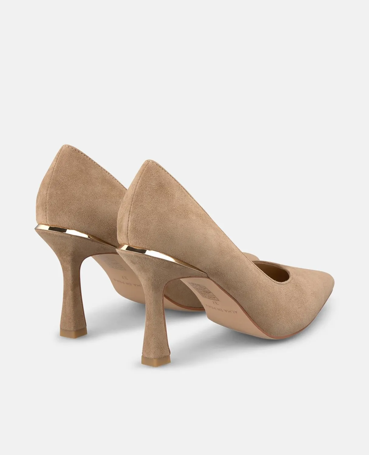 ALMA EN PENA I250415 escarpins camel cuir talon 9 cm