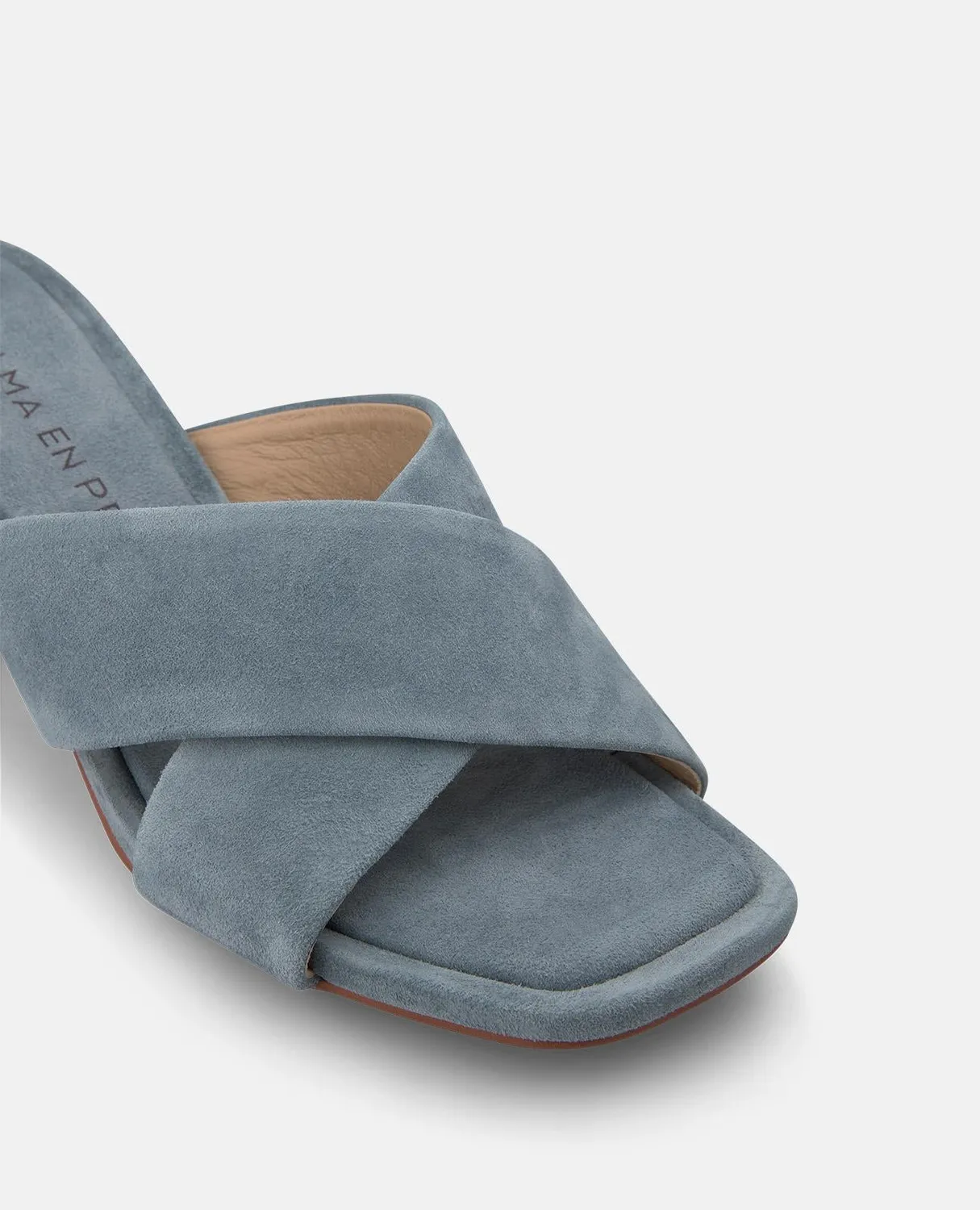 Alma en Pena V263104 sandales bleu talon 6 cm cuir