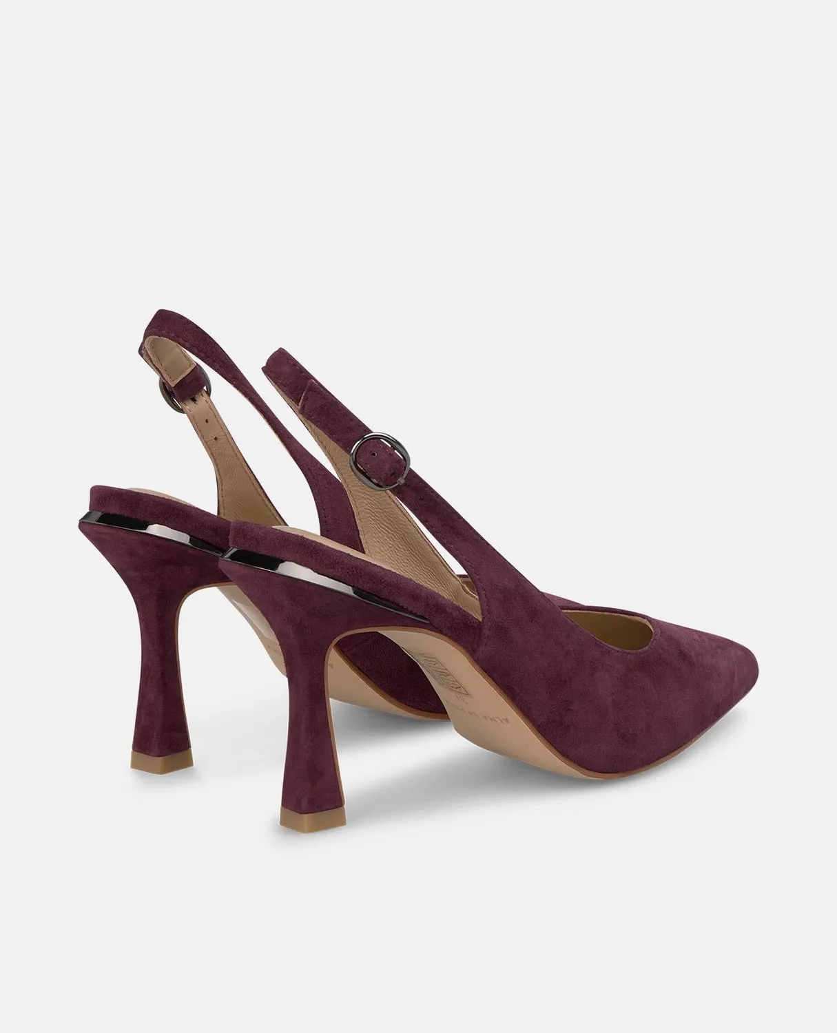 Alma en Pena I250390 escarpins bordeaux cuir talon 9 cm
