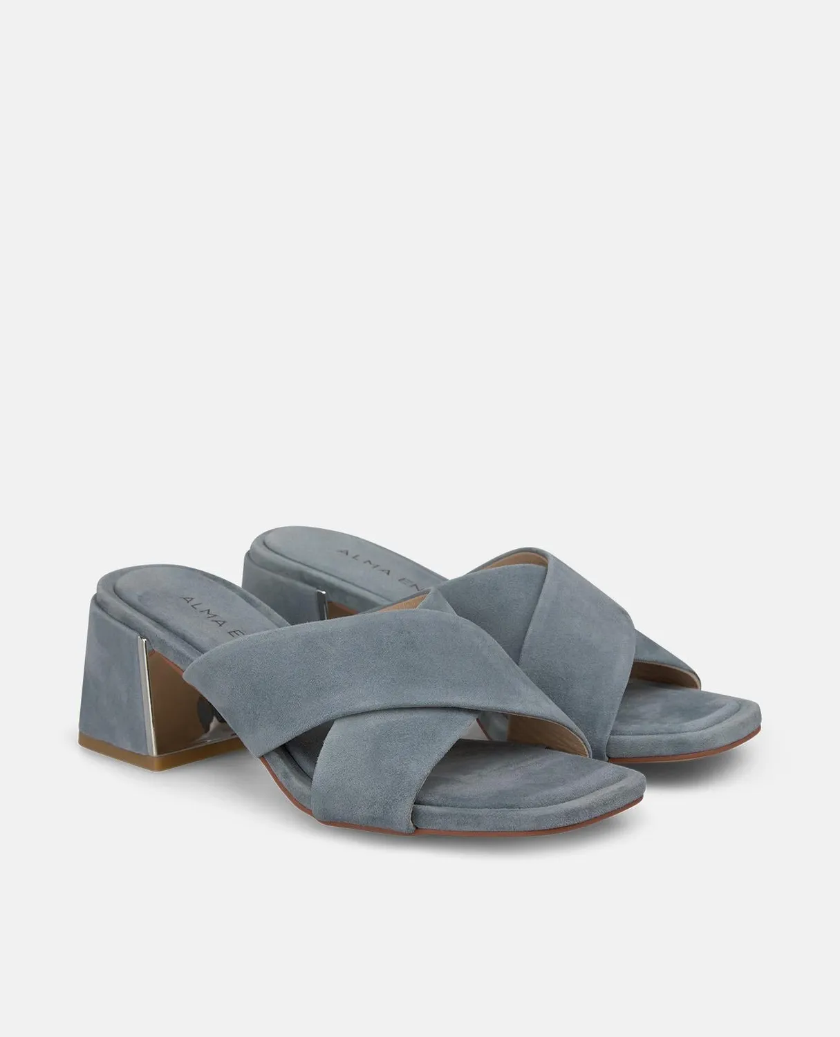 Alma en Pena V263104 sandales bleu talon 6 cm cuir