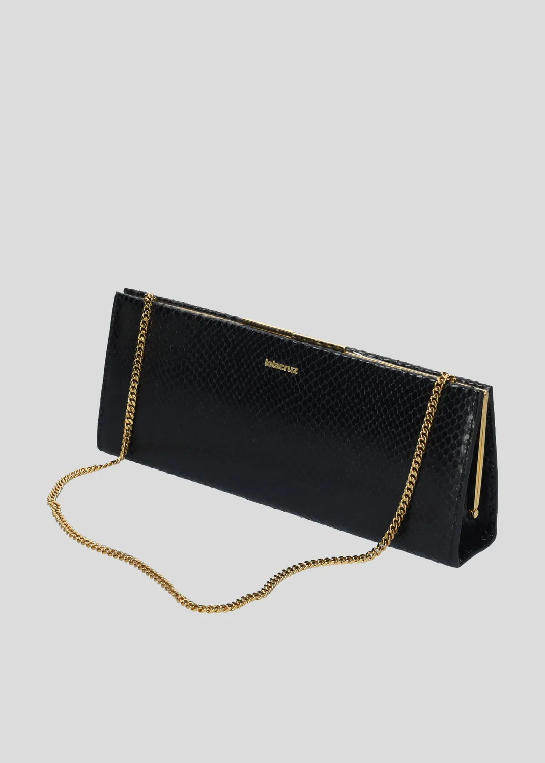 Lola Cruz Ecla pochette soirée noire