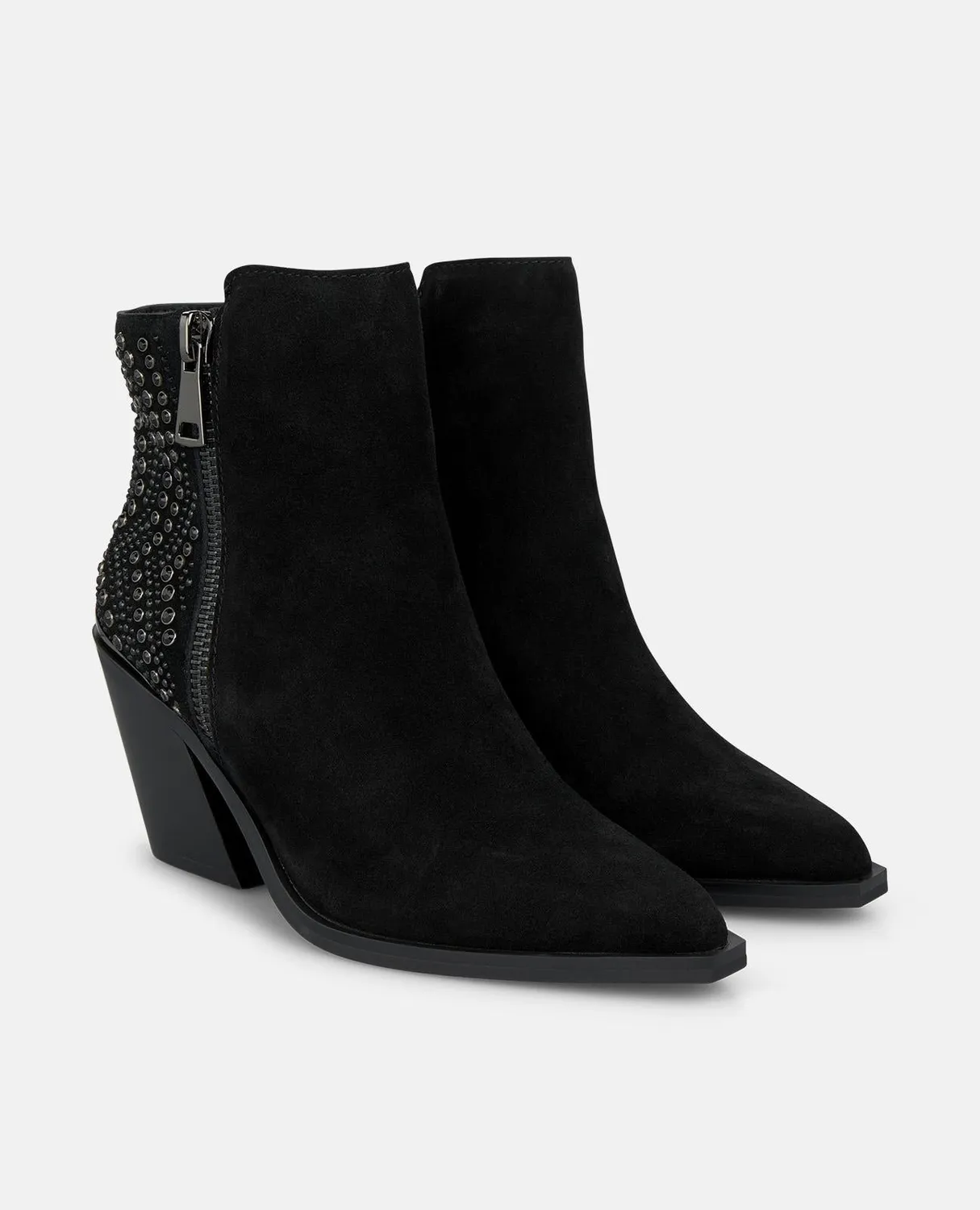 Alma en Pena I2652609C bottines noires cuir strass