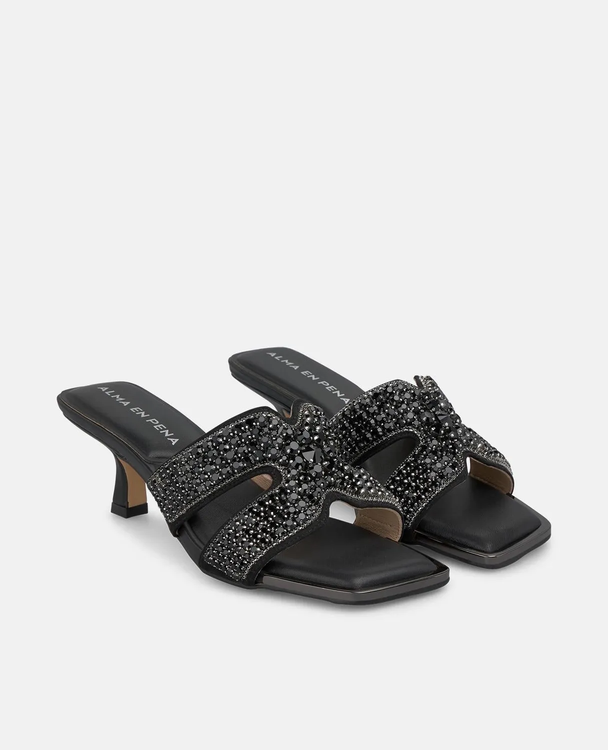 Alma en Pena V263283 sandales noires talon 6,5 cm